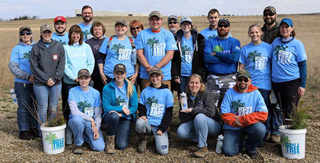 Penn State DuBois wildlife technology students participate in “Plant A Tree at Flight 93